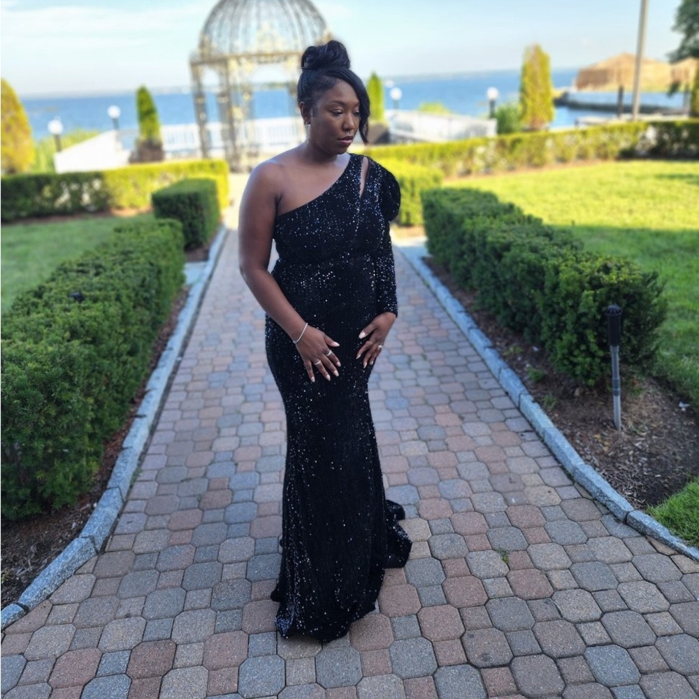 Sequins prom dress